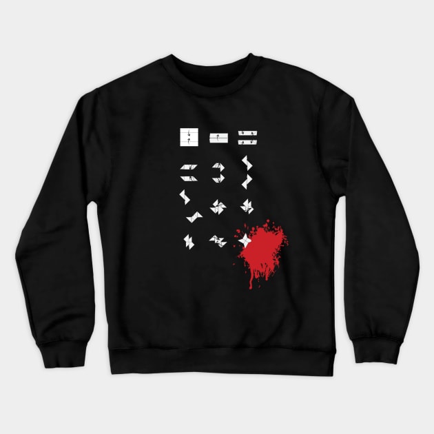 Clumsy Ninja Die Young Crewneck Sweatshirt by 5eth